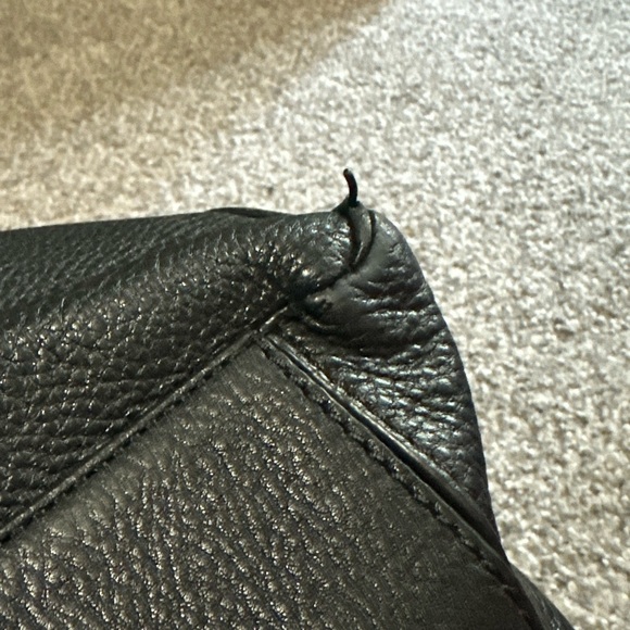 Kate Spade Grant Park Shelby Black Pebbled Leather Tote Purse AS IS - Picture 5 of 16